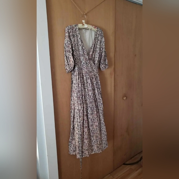 Little Cottonwood Floral Wrap Dress - Picture 2 of 4
